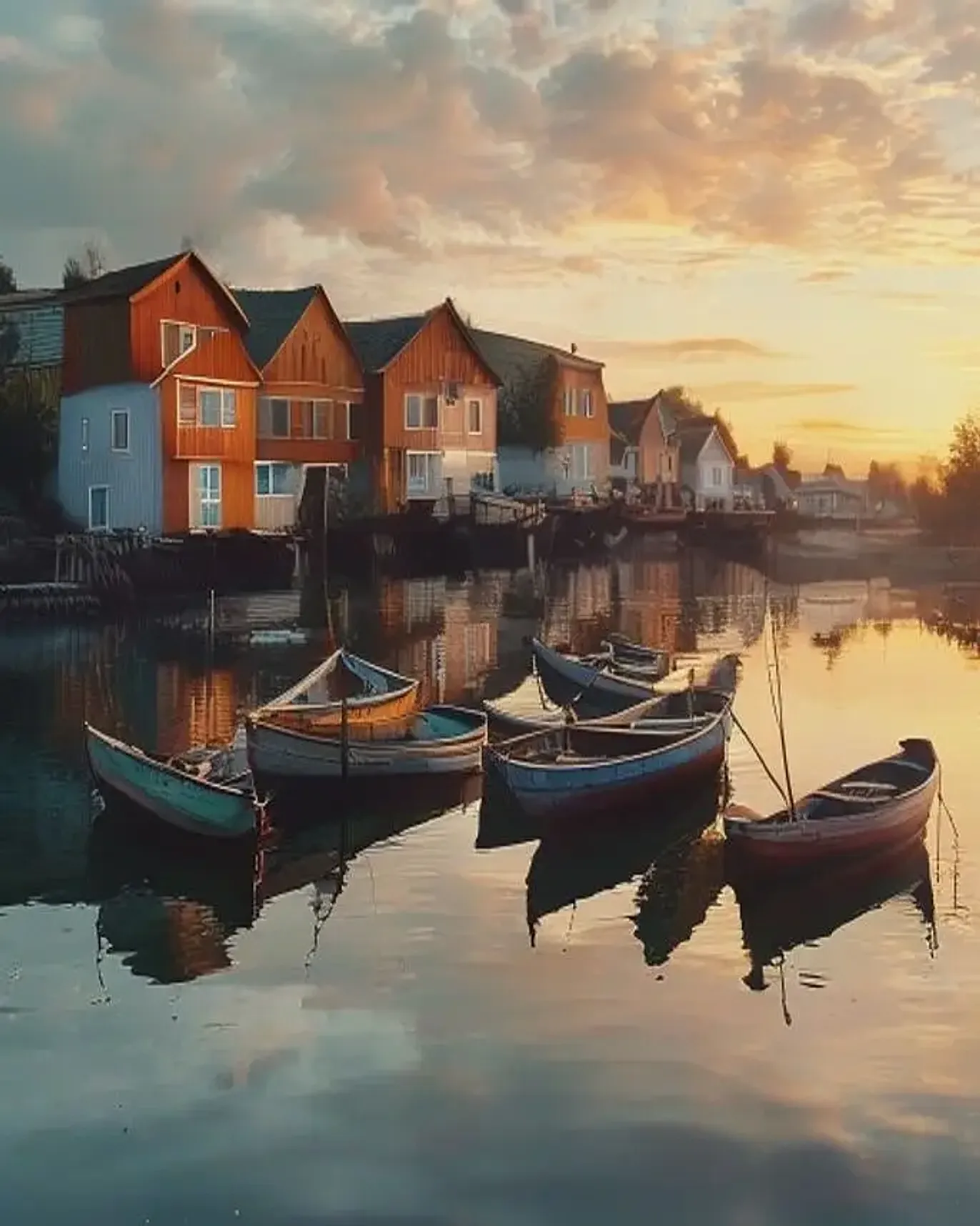 Boats before breakfast